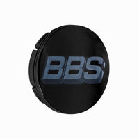 BBS 3D Rotation Nabendeckel mit Logo indigo bluer Set (4 Stück)