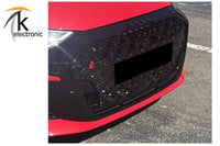 AUDI A3 8Y Ringe Emblem schwarz glänzend vorne für Kühlergrill Facelift ab 2025