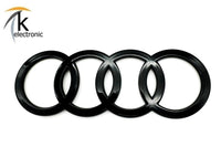 AUDI A3 8Y Ringe Emblem schwarz glänzend hinten für Heckklappe Limousine Facelift ab 2025