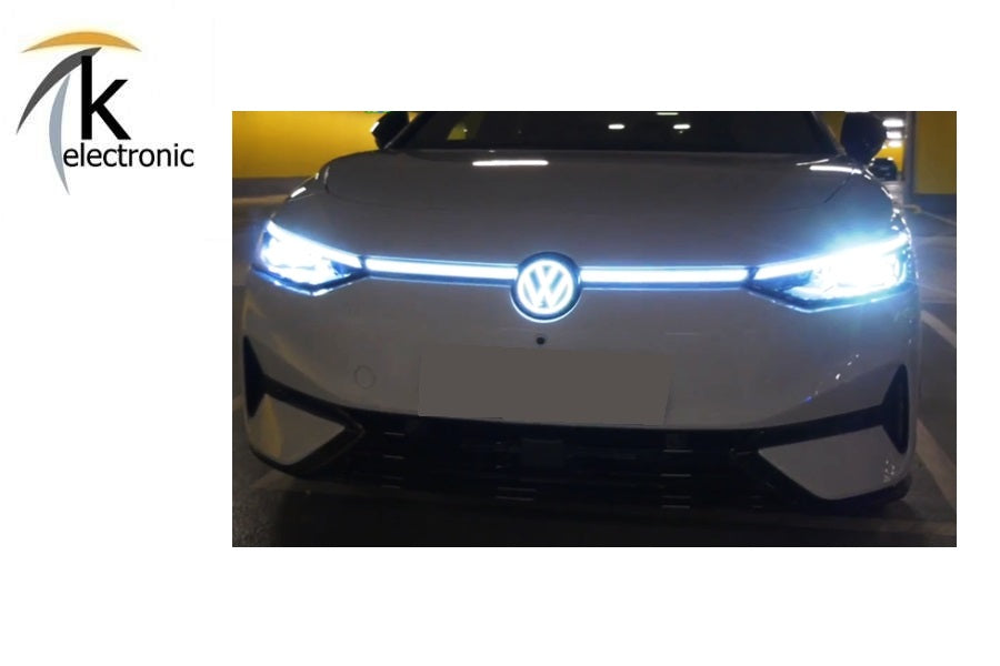 VW ID.7 LED VW Logo vorne beleuchtet | Nachrüstpaket Konturbeleuchtung weiß