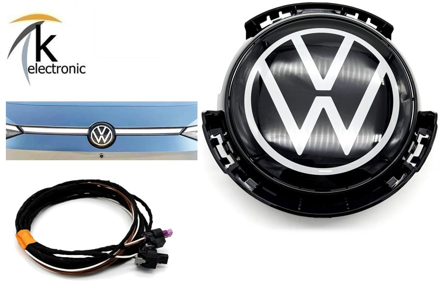 VW ID.7 LED VW Logo vorne beleuchtet | Nachrüstpaket Konturbeleuchtung weiß