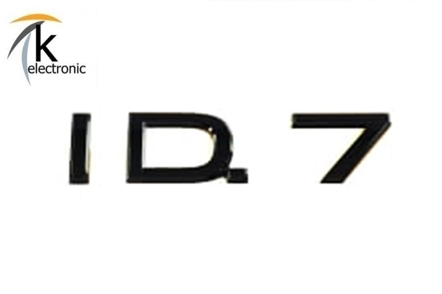 VW ID.7 Schriftzug | schwarz glänzend hinten für Heckklappe