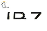 VW ID.7 Schriftzug | schwarz glänzend hinten für Heckklappe