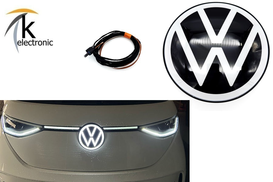 VW ID. Buzz LED VW Logo vorne beleuchtet | Nachrüstpaket Konturbeleuchtung weiß