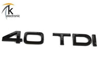 Audi A3 8Y 40 TDI Schriftzug schwarz hinten
