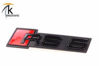 Audi RS5 F5 B9 Schriftzug schwarz rote Raute vorne bis 01.2020