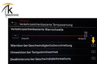 AUDI A6 4A C8 Tempolimit Warnton Memory-Funktion | Intelligent Speed Assistance Speicherfunktion