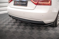 Zentraler Hinterer Splitter für Audi A5 8T Coupe Facelift von Maxton Design