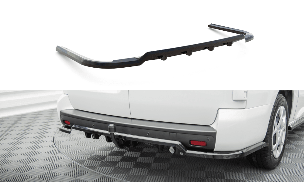 Zentraler Hinterer Splitter für Citroen Jumpy MK3 von Maxton Design