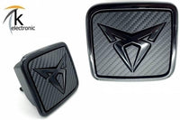Cupra Leon KL schwarzes Zeichen hinten mit Carbon
