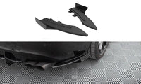 Seitliche Heck Diffusor Erweiterung Street Pro mit Flaps für Audi Audi A5 S-Line / S5 Coupe / Cabrio 8T von Maxton Design