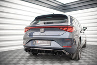 Heckdiffusor mit Endrohrblenden für Seat Leon FR MK4 von Maxton Design