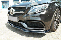Front Lippe / Front Splitter / Frontansatz V.1 für Mercedes C-Klasse S205 63 AMG T-Model  von Maxton Design
