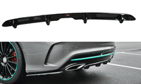 Rear diffuser extension for Mercedes CLA C117 AMG-Line facelift by Maxton Design