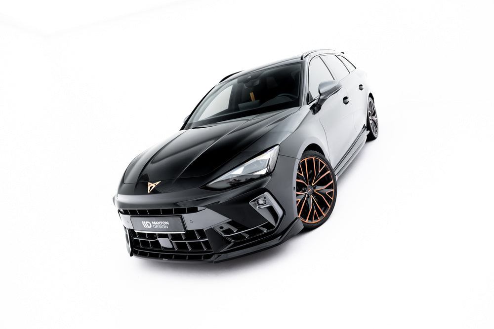 Frontlippe / Frontsplitter / Frontansatz V.1 für Cupra Leon ST / Hatchback Mk1 Facelift von Maxton Design