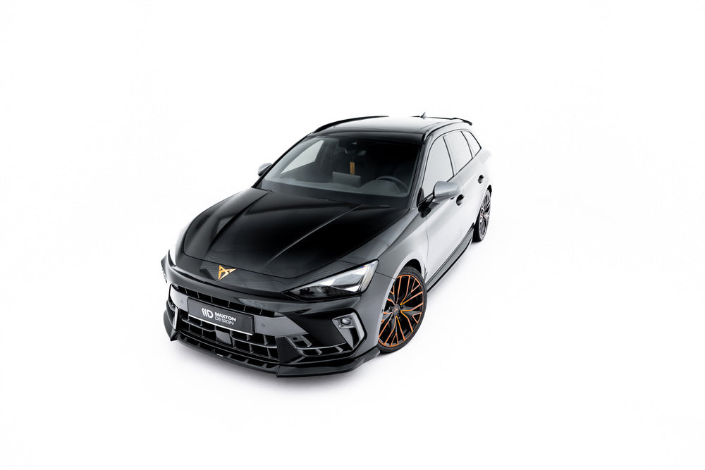 Frontlippe / Frontsplitter / Frontansatz V.2 für Cupra Leon ST / Hatchback Mk1 Facelift von Maxton Design