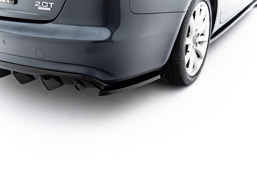Seitliche Heck Diffusor Erweiterung für Audi A4 B8 Facelift von Maxton Design