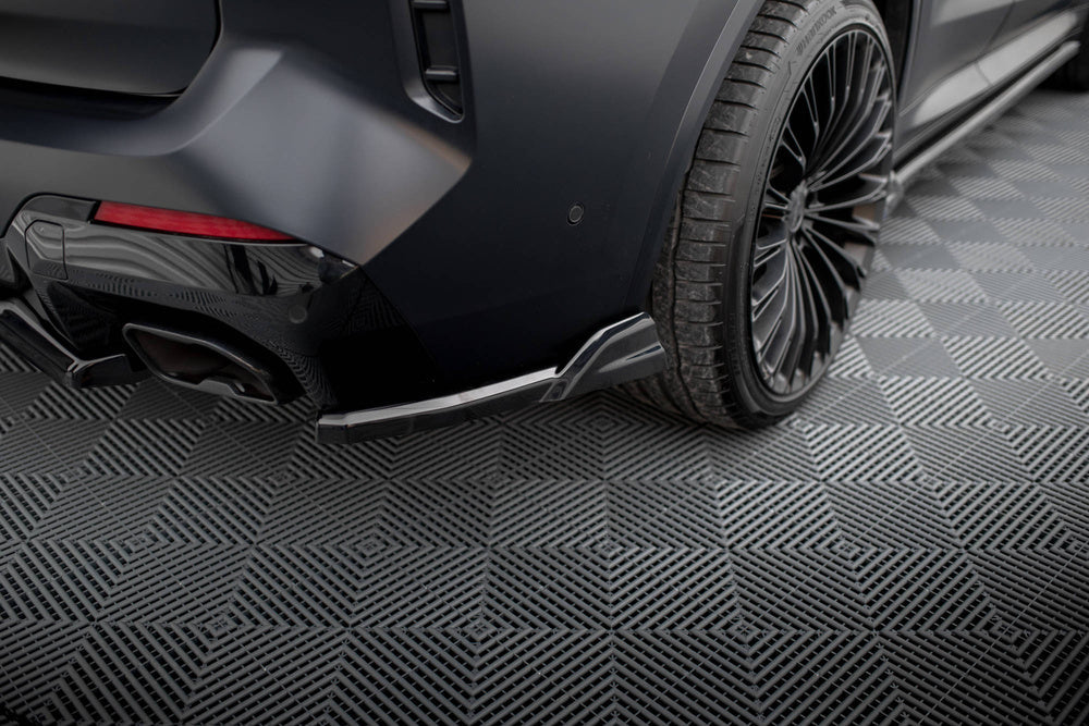 Seitliche Heck Diffusor Erweiterung für BMW X3 M-Pack G01 Facelift von Maxton Design