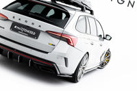 Seitliche Heckdiffusor Erweiterung V.7 für Skoda Octavia RS MK4 Facelift von Maxton Design
