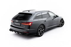 Maxton Design Heckdiffusor mit Endrohrblenden für Audi A6 C8 ohne S-Line