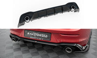 Heckdiffusor mit Endrohrblenden für Golf GTE / R-Line Mk8 / Mk8 Facelift von Maxton Design