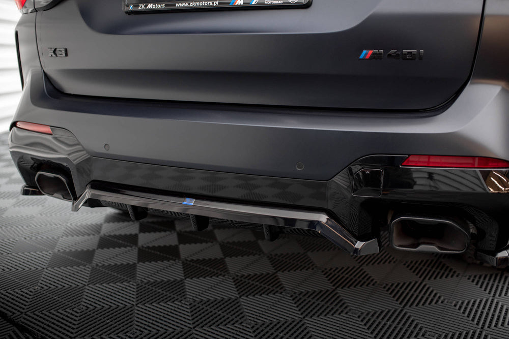 Heckdiffusor Ansatz für BMW X3 M-Pack G01 Facelift von Maxton Design