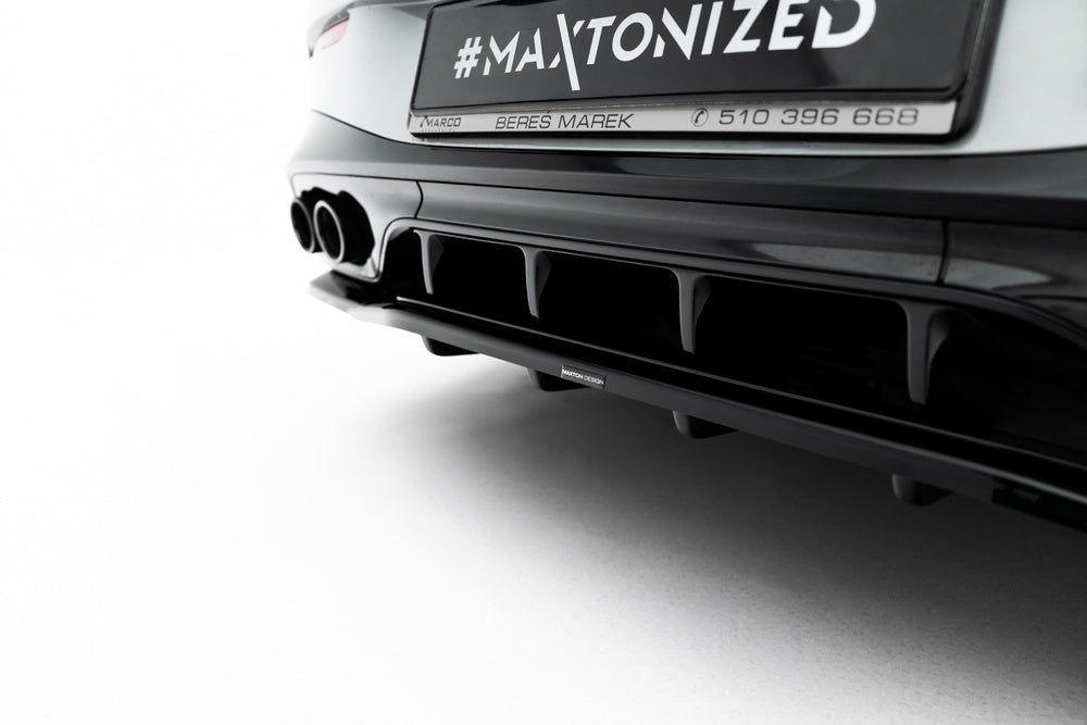 Zentraler hinterer Splitter für Mercedes-AMG CLE 53 Aero C236 von Maxton Design