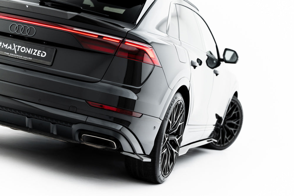 Carbon Seitliche Heckdiffusor Erweiterung für Audi Q8 S-Line Mk1 Facelift von Maxton Design