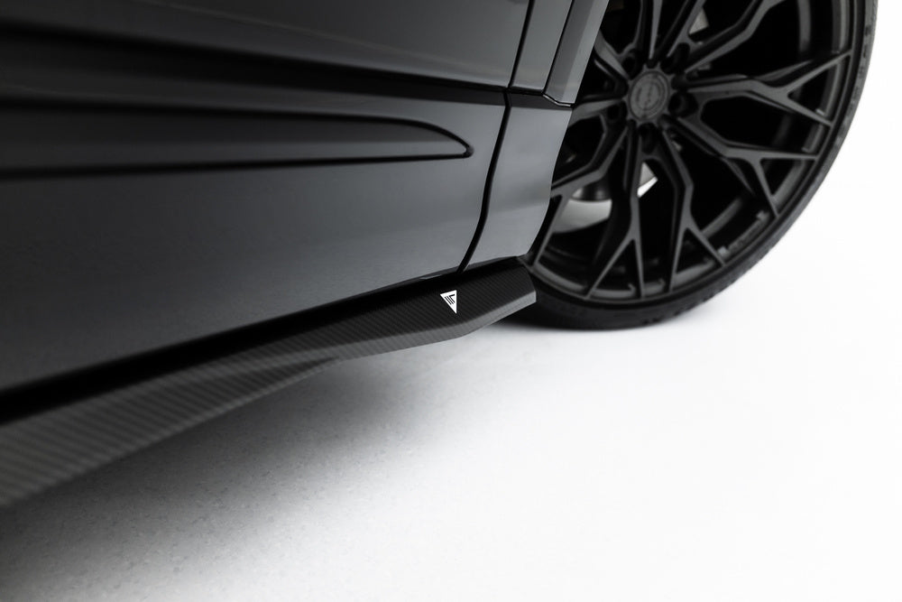Carbon Seitenschweller Erweiterung für Audi SQ8 Mk1 Facelift von Maxton Design