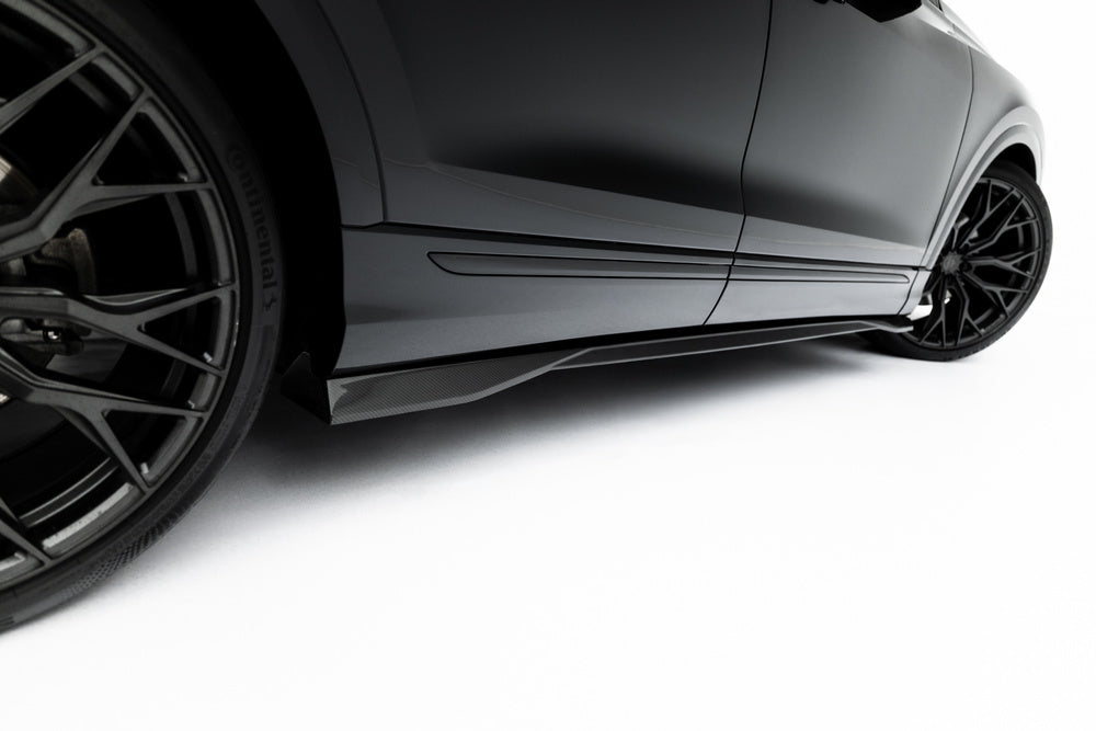 Carbon Seitenschweller Erweiterung für Audi SQ8 / Q8 S-Line Mk1 Facelift von Maxton Design