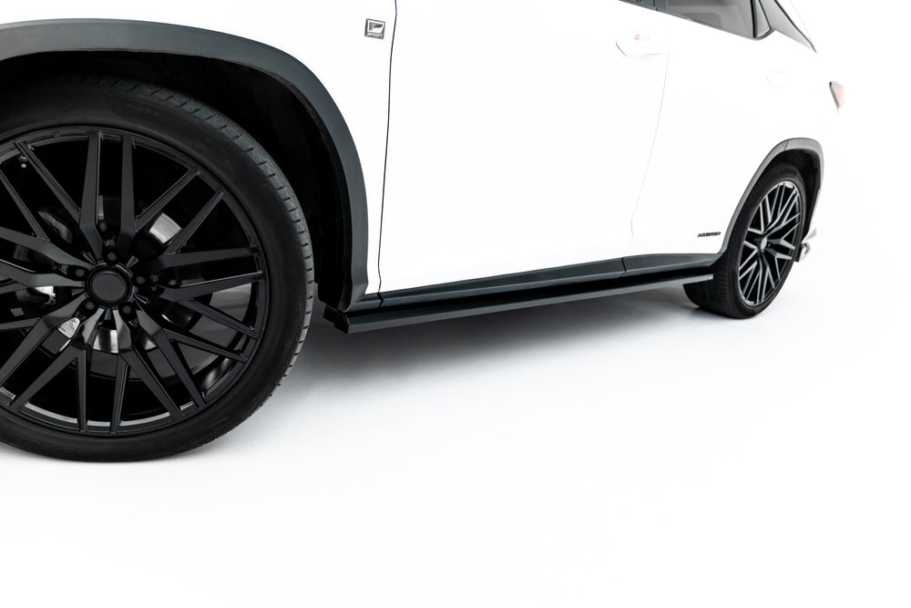 Seitenschweller Erweiterung für Lexus RX F-Sport Mk4 Facelift (Version ohne OEM-Trittbretter) von Maxton Design