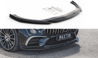 Front Splitter / Cup Schwert / Frontansatz V.1 für Mercedes-CLS AMG-Line C257 von Maxton Design
