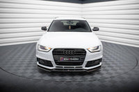 Front Lippe / Front Splitter / Frontansatz V.2 für Audi A4 Competition B8 Facelift von Maxton Design