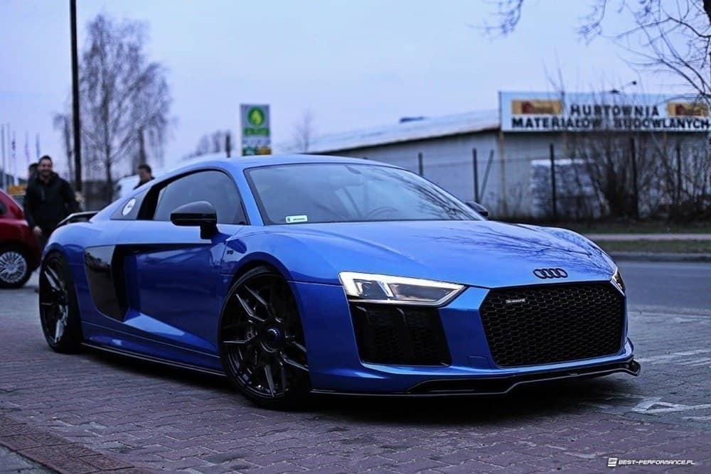 Front Lippe / Front Splitter / Frontansatz V.2 für AUDI R8 4S von Maxton Design