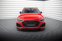 Front Lippe / Front Splitter / Frontansatz V.2 für Audi RS4 B9 Facelift von Maxton Design