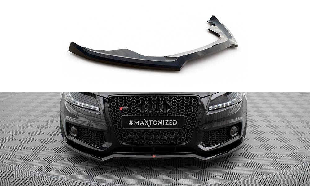Front Lippe / Front Splitter / Frontansatz V.3 für Audi A5 S-Line / S5 8T von Maxton Design