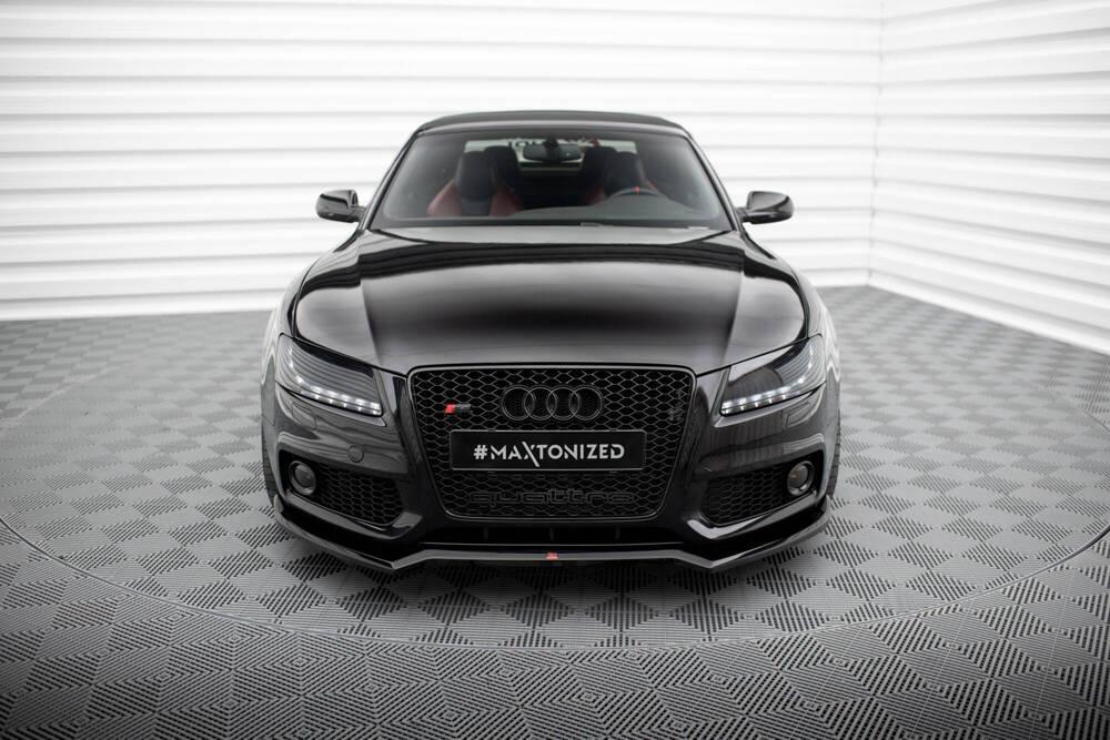 Front Lippe / Front Splitter / Frontansatz V.3 für Audi A5 S-Line / S5 8T von Maxton Design