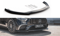 Front Splitter / Cup Schwert / Frontansatz V.3 für Mercedes-CLS AMG-Line C257 von Maxton Design