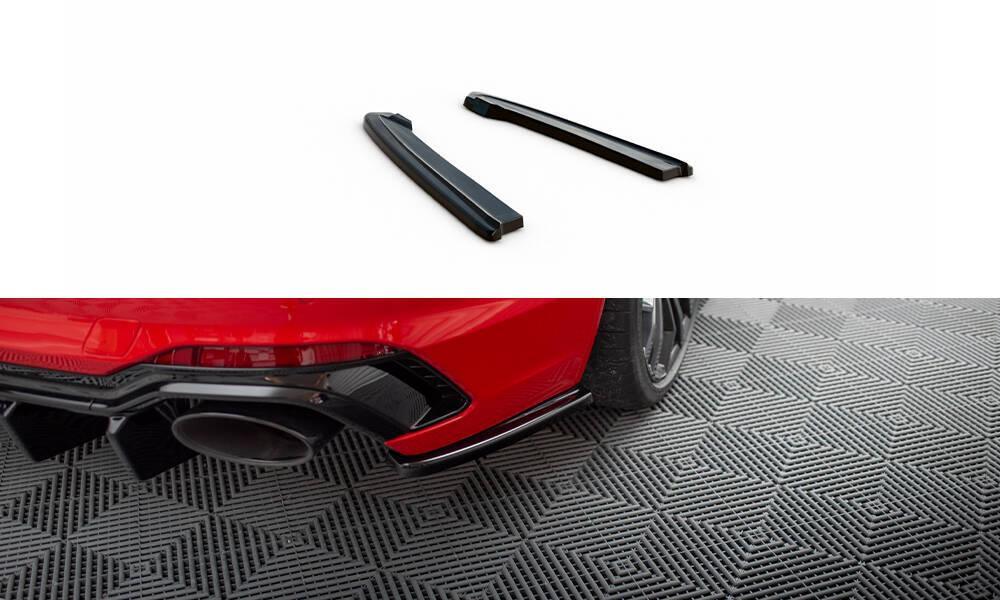 Side rear diffuser extension for AUDI RS4 Avant B9 by Maxton