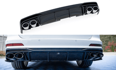 Maxton Design Rear Diffuser with Exhaust Tips for Audi A6 C8 S Line