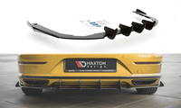 Zentraler Hinterer Splitter Racing mit Flaps für VW Arteon R-Line 3H von Maxton Design