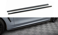 Maxton Design Side Skirt Extensions V.3 for BMW 4 F32 M-Pack