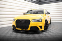 Front Lippe / Front Splitter / Frontansatz Street Pro für Audi RS4 B8 von Maxton Design