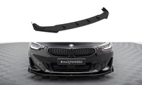 Front Lippe / Front Splitter / Frontansatz Street Pro + Flaps für BMW 2 Coupe G42 von Maxton Design