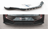 Zentraler hinterer Splitter mit vertikalen Flaps für BMW i8 von Maxton Design
