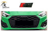 AUDI S5 F5 Emblem | schwarz glänzend rote Raute vorne Kühlergrill | Facelift ab 2021