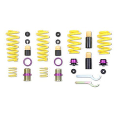 KW height-adjustable coil springs for Audi A6 Avant 4G C7