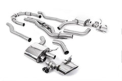 Milltek sports exhaust system from cat for Audi RS7 C8 4.0 V8 bi-turbo (with OPF) from 2019 Race