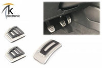 Skoda SuperB 3V Pedalkappen Handschalter in Edelstahl/Alu Optik - UPGRADEMYCAR