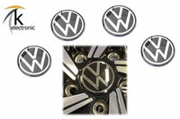 VW Golf 7 Dynamische Nabendeckel für Felgen Nachrüstpaket 4x Original Zubehör